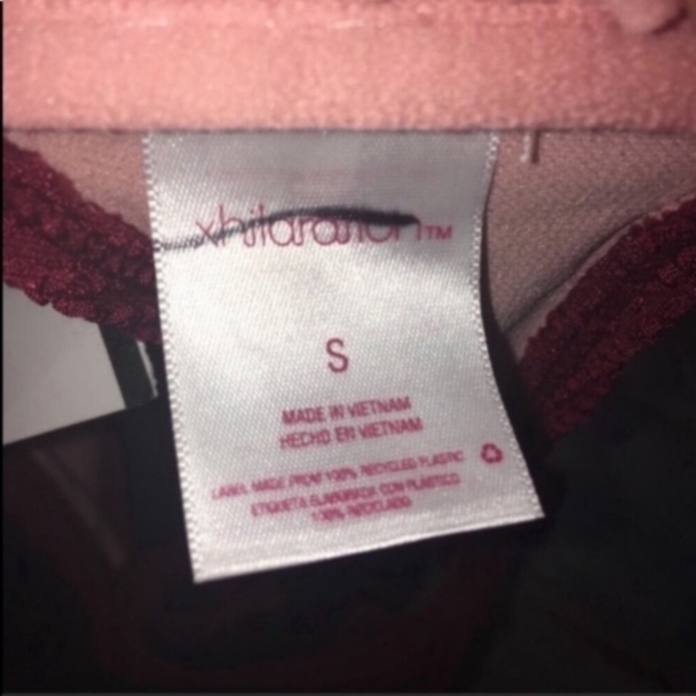 Xhilaration Red Bikini Top Small Ladder Back Strappy Swim Top - Picture 5 of 6